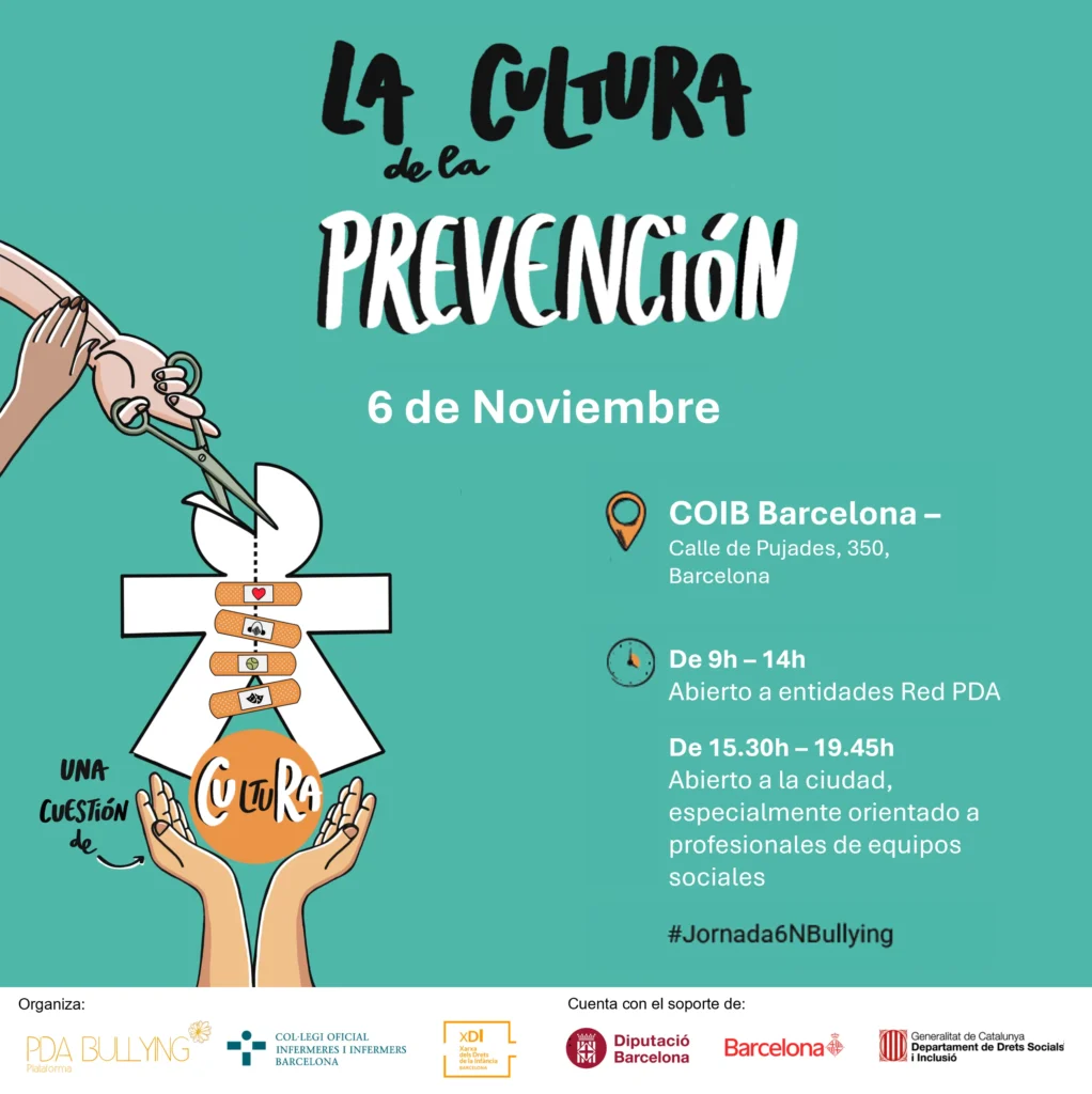 Cartel Jornada 6N Bullying Cast | ASOCIACIÓN PDA BULLYING PREVENCIÓN DETECCIÓN Y ACTUACIÓN